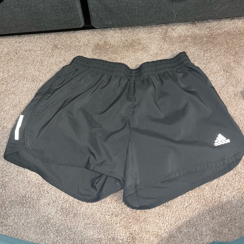 Women’s Gray Adidas Running Shorts